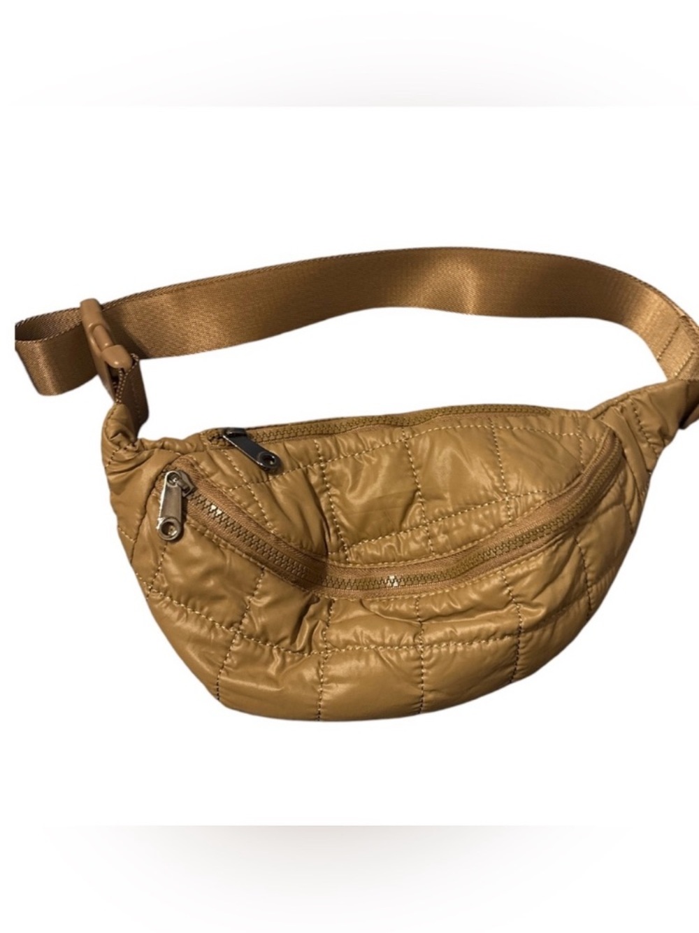 Ampere Creations Unisex Riley's Puffer Bum Fanny Belt Bag Tan